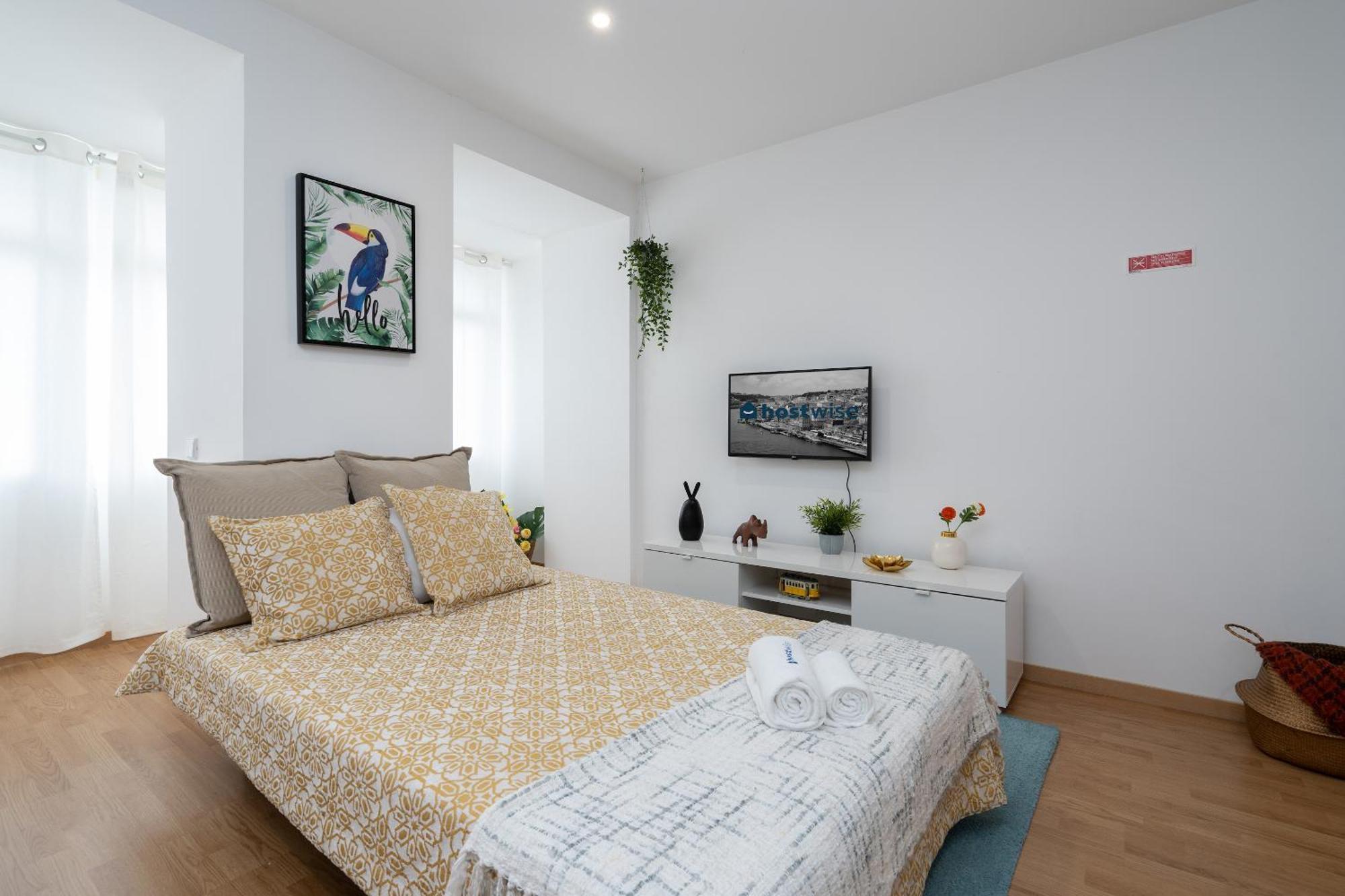 Host Wise - Colorful Fresh Flats - Batalha Daire Porto Oda fotoğraf