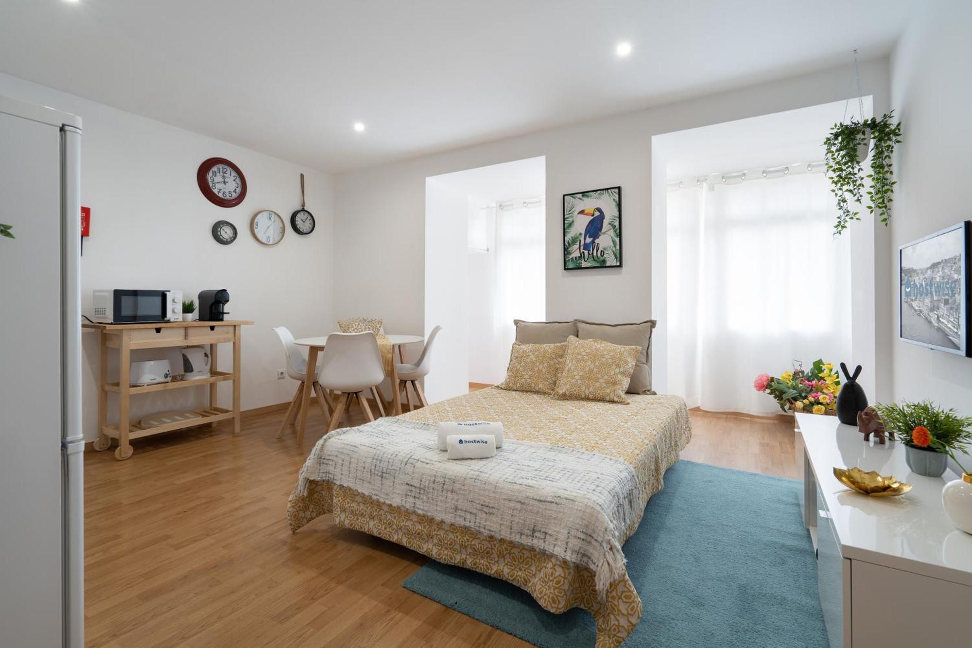 Host Wise - Colorful Fresh Flats - Batalha Daire Porto Oda fotoğraf