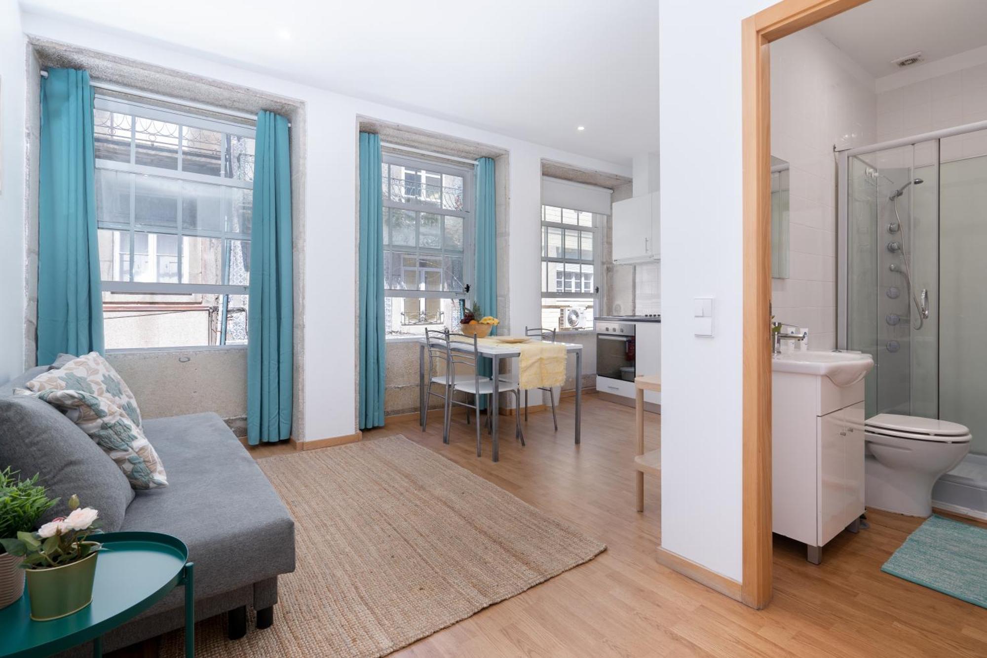 Host Wise - Colorful Fresh Flats - Batalha Daire Porto Oda fotoğraf